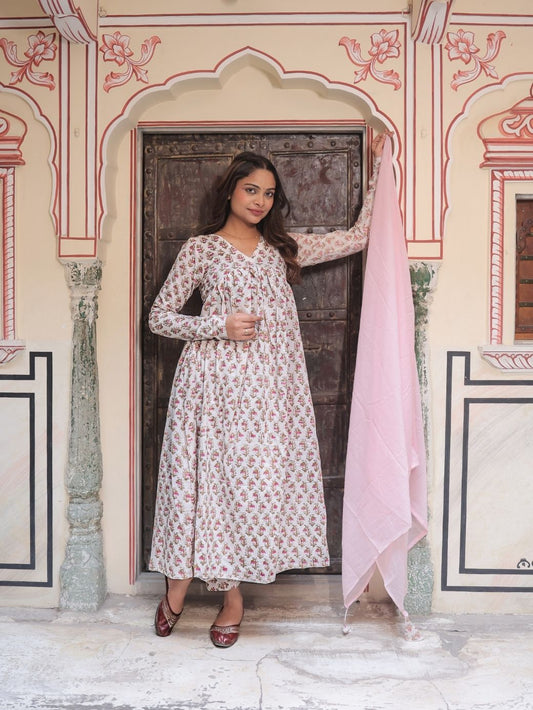 Gulbahaar 3 Piece Anarkali Set