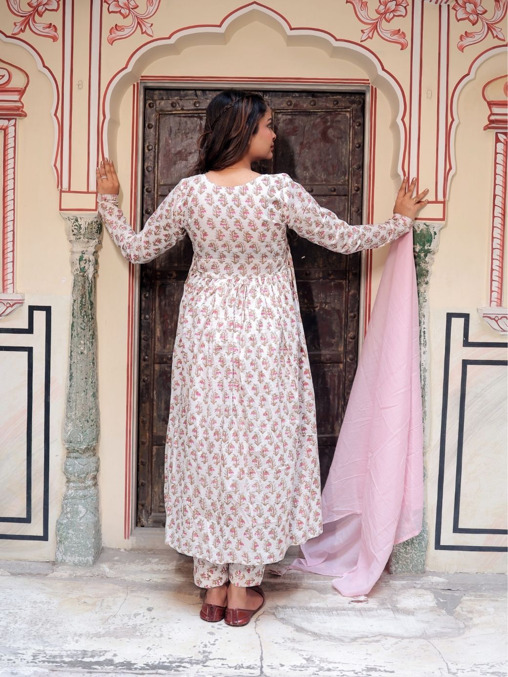 Gulbahaar 3 Piece Anarkali Set