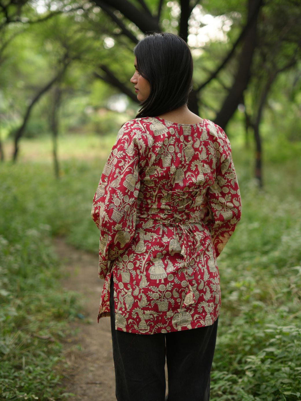 Festive Glow Short Kurti