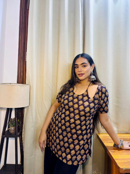 Nira Ethnic Halter Kurti