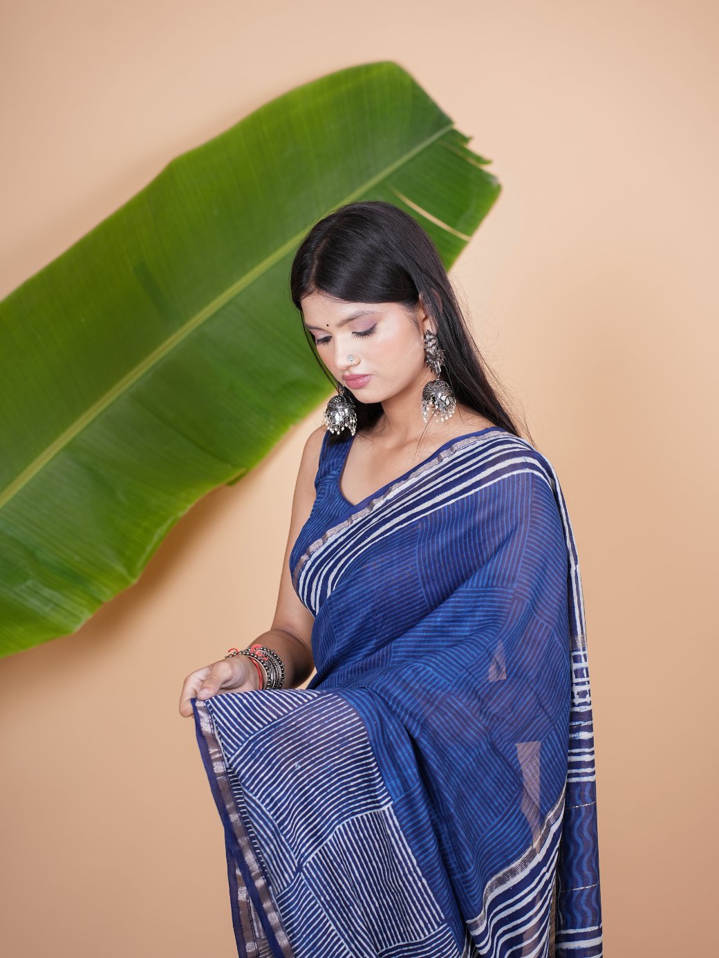 Neelika Chanderi Saree