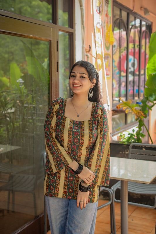 Mudra tied short kurti