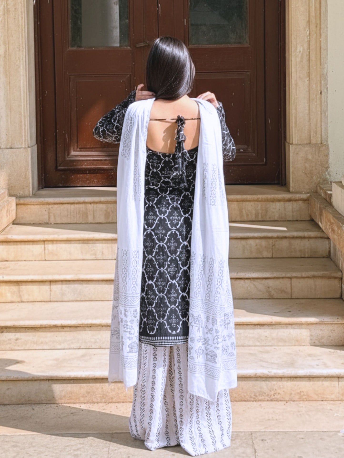 Noir Elegance Kurta Set