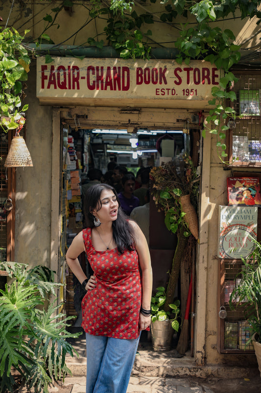 Kesar Phool Short Kurti