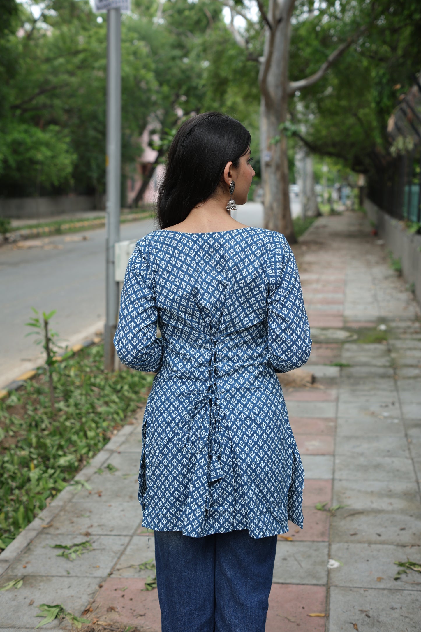 Bani Square Neck Short Kurti