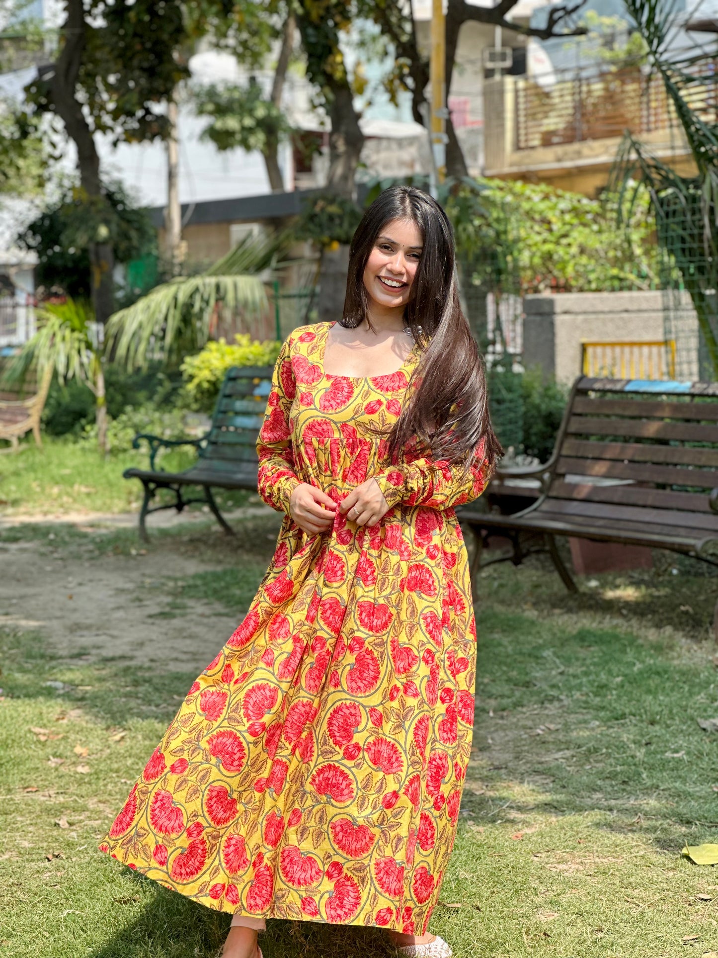 Basant kameez