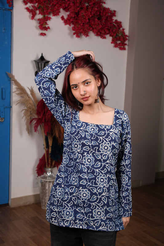 Neel Dor Short Kurti