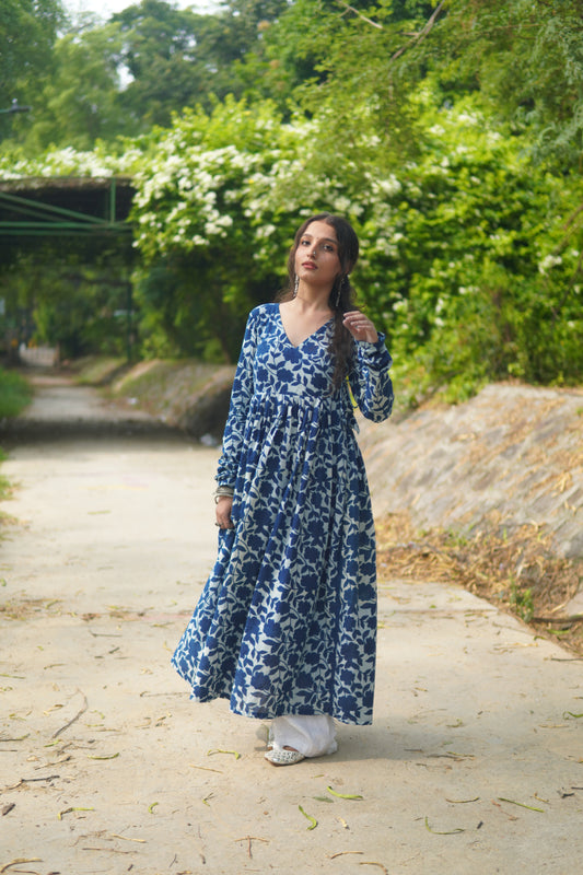 Indigo Blossom Kameez