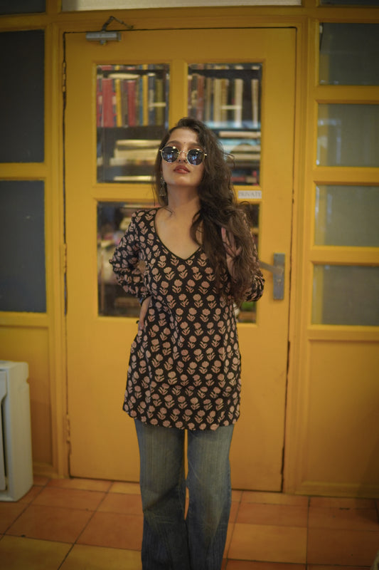 Bohemian Block Print Kurti
