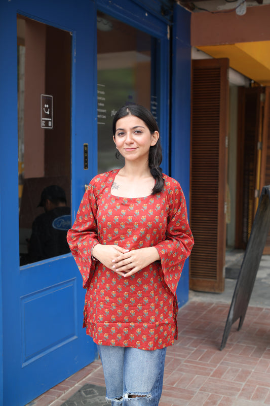 Baaghi Gulab Short Kurti