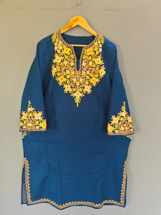 Traditional Kashmiri Embroidered Pheran