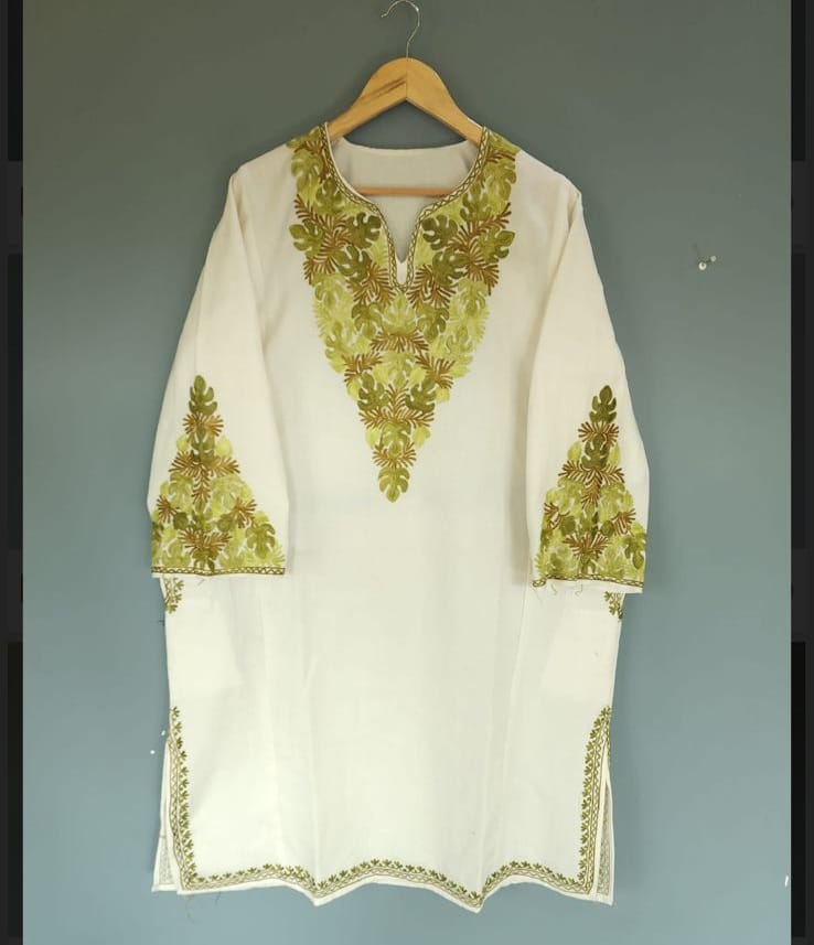 Traditional Kashmiri Embroidered Pheran
