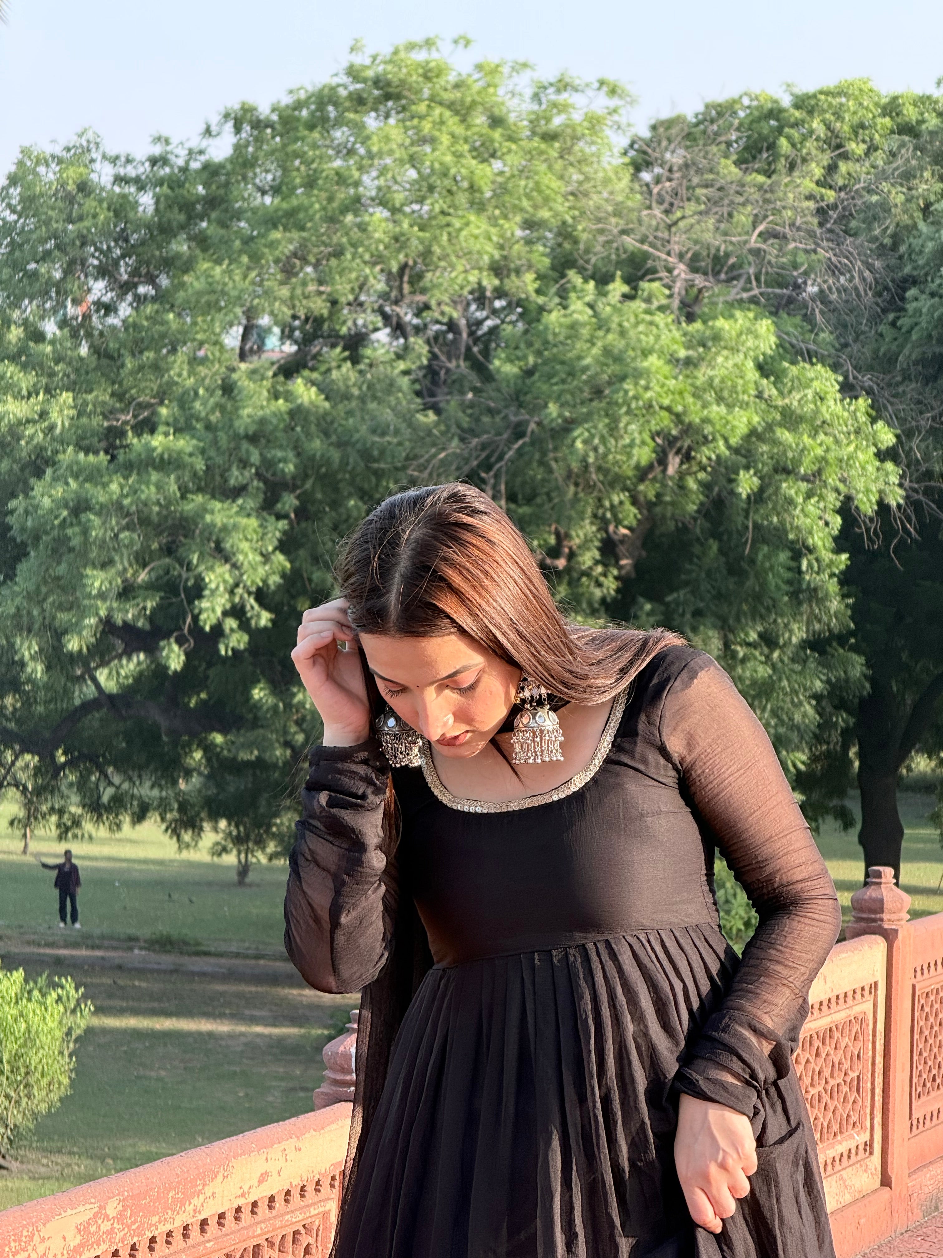 Noor anarkali (ghera) set