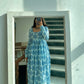 Charkha kameez (blue )