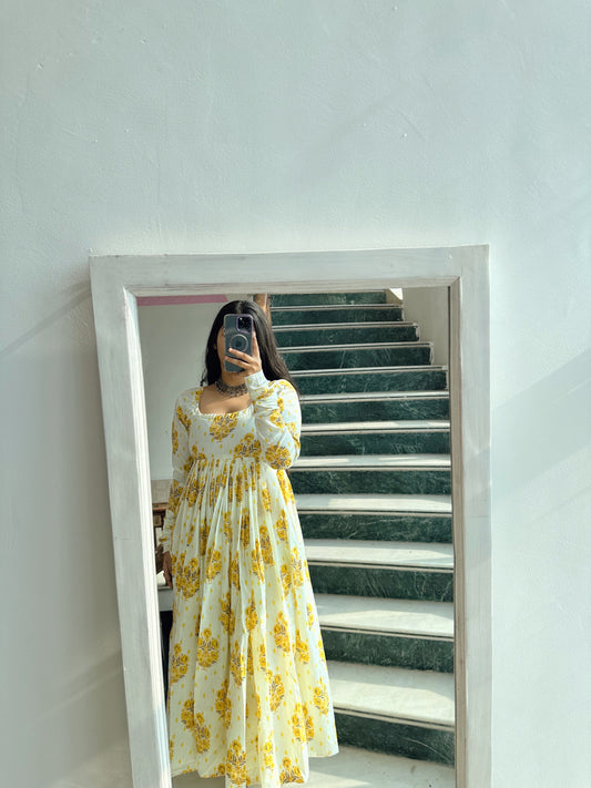 Yellow buta kameez✨