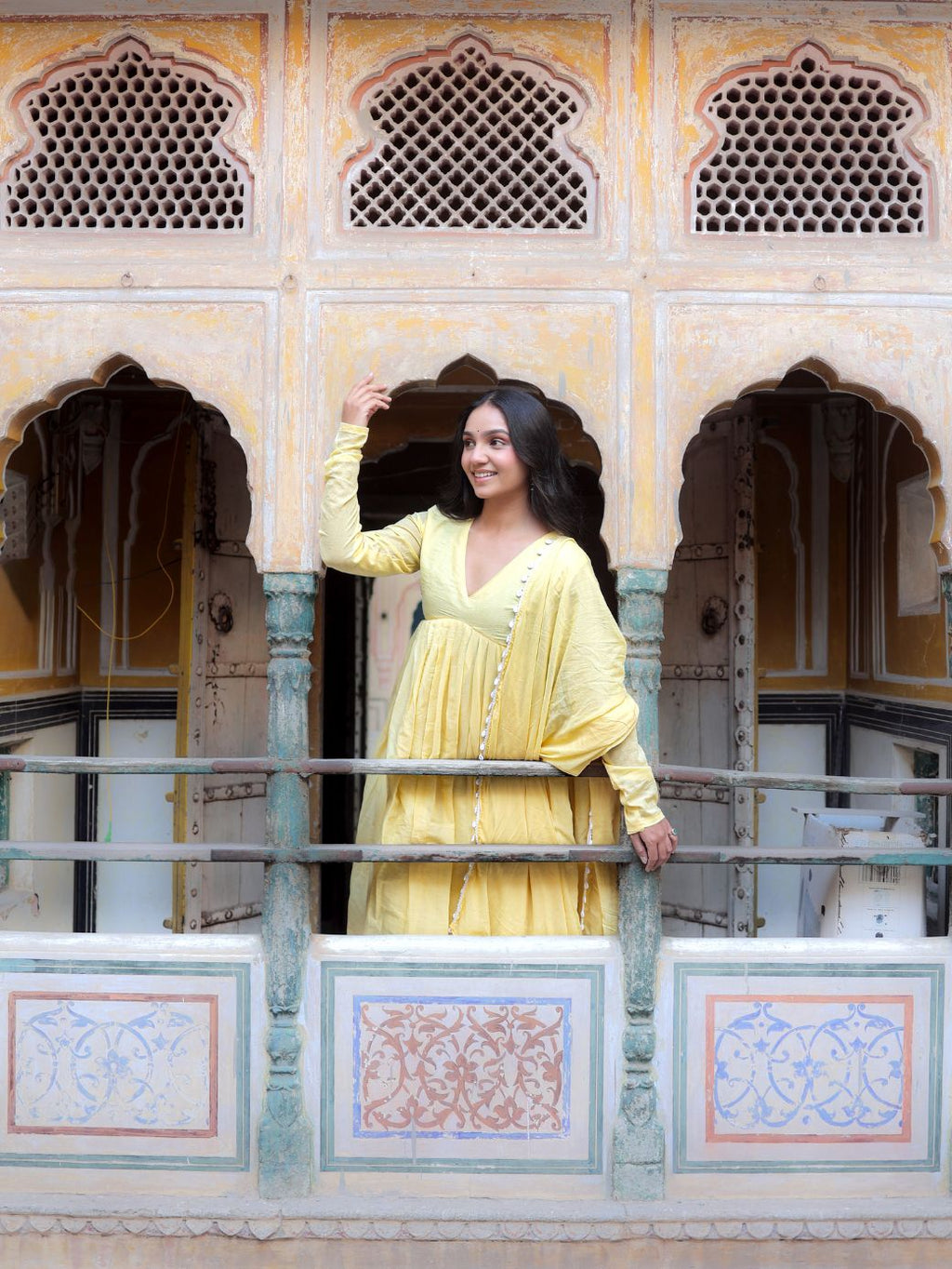 Noorani Sunshine Anarkali Set – 3 Piece Ensemble