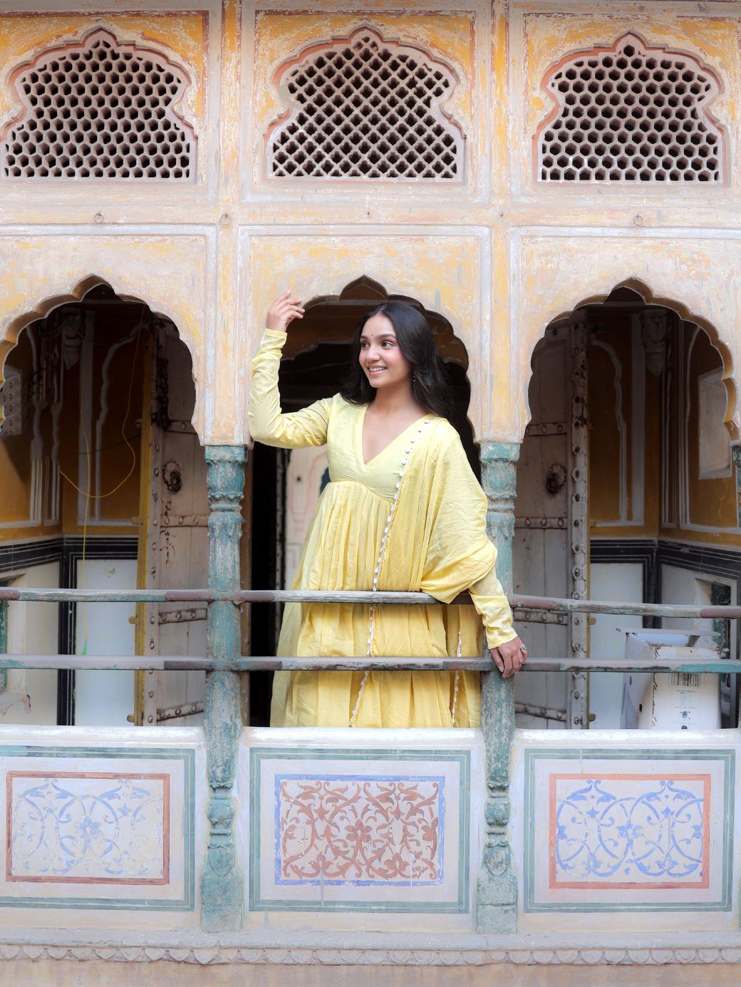 Noorani Sunshine Anarkali Set – 3 Piece Ensemble