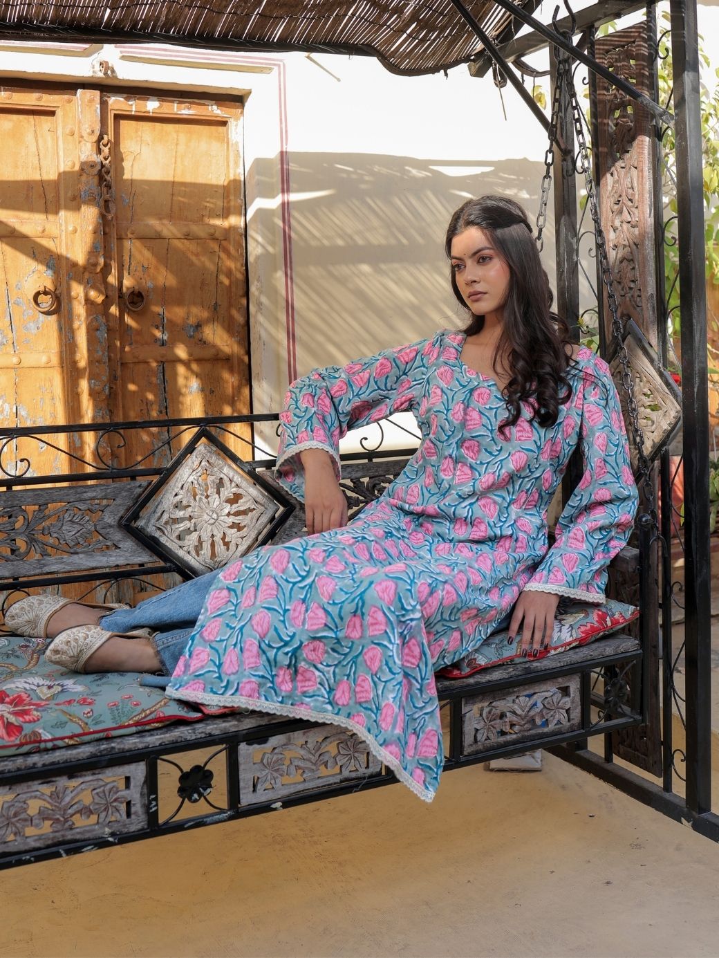 Sia Winter Kameez in Gojh Fabric