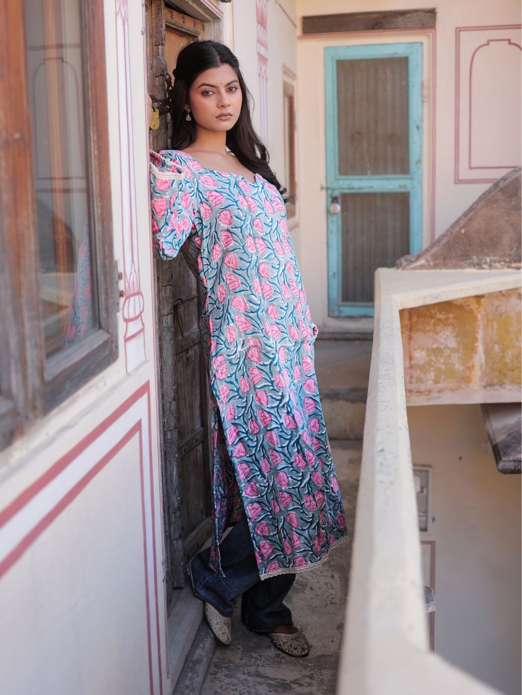 Sia Winter Kameez in Gojh Fabric