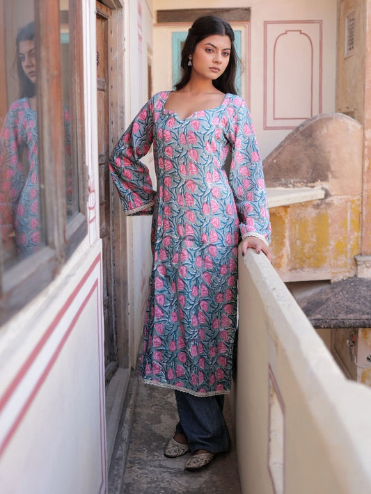 Sia Winter Kameez in Gojh Fabric