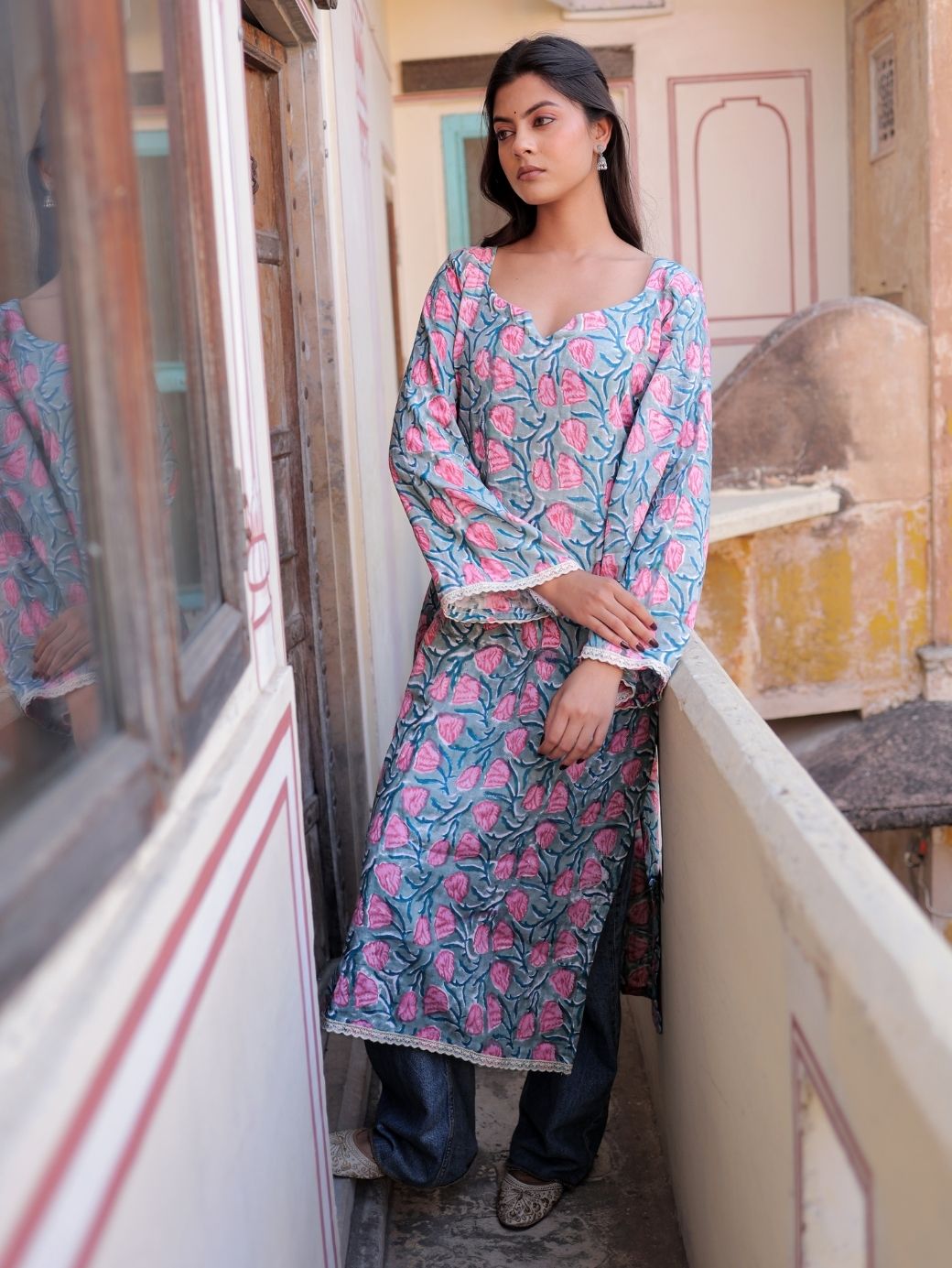 Sia Winter Kameez in Gojh Fabric