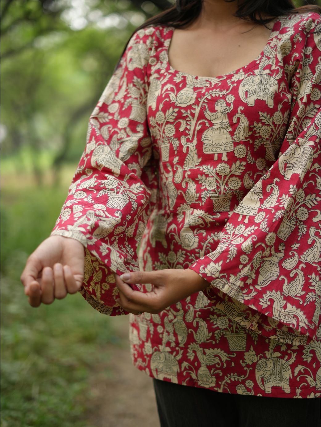 Festive Glow Short Kurti