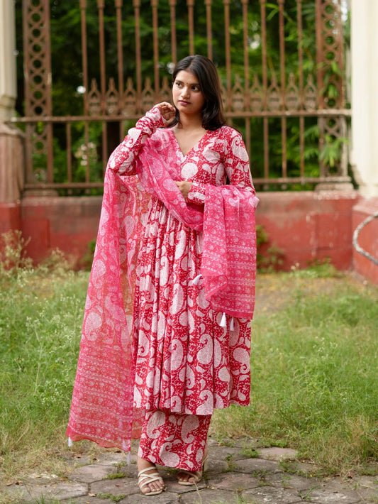 Aaina set (with extra ghera)