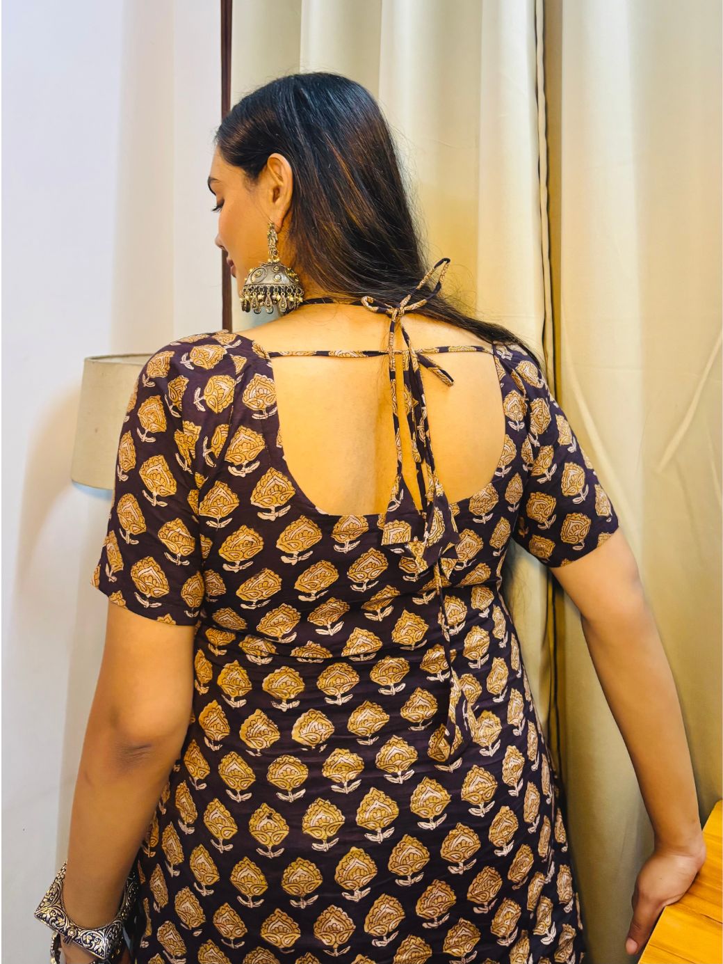 Nira Ethnic Halter Kurti