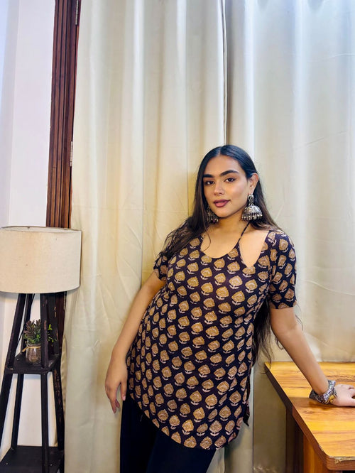 Nira Ethnic Halter Kurti