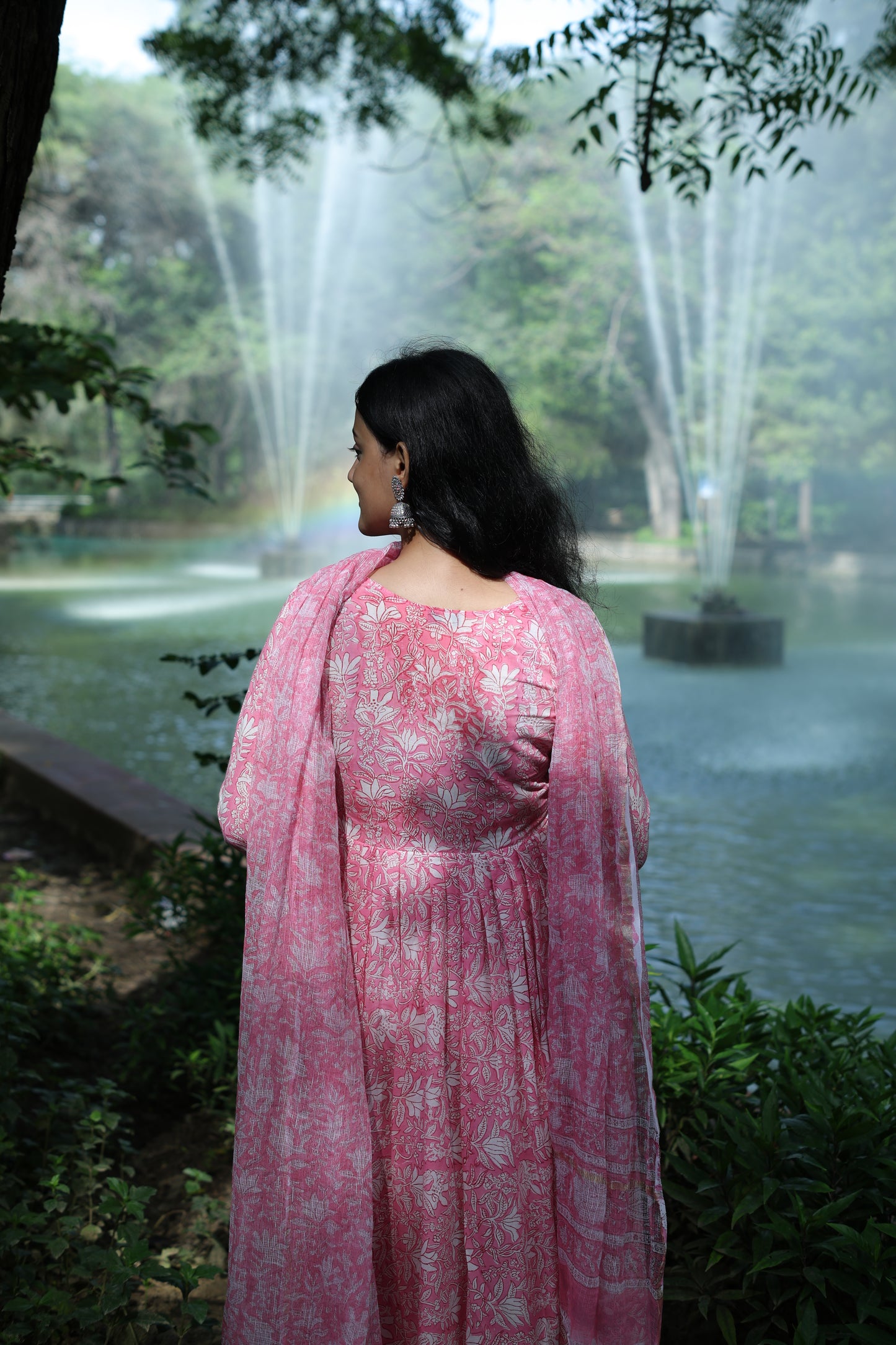 Roohani Anarkali Three Piece Set