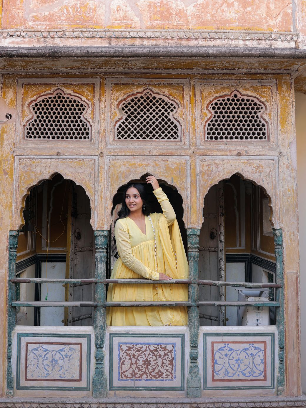 Noorani Sunshine Anarkali Set – 3 Piece Ensemble