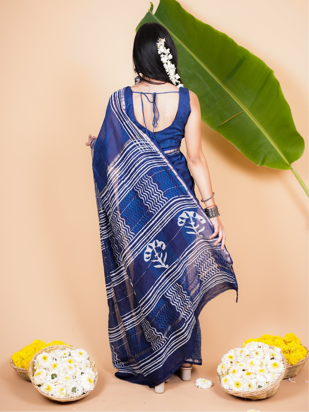 Neelika Chanderi Saree