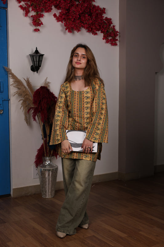 Boho Baithak Short Kurti