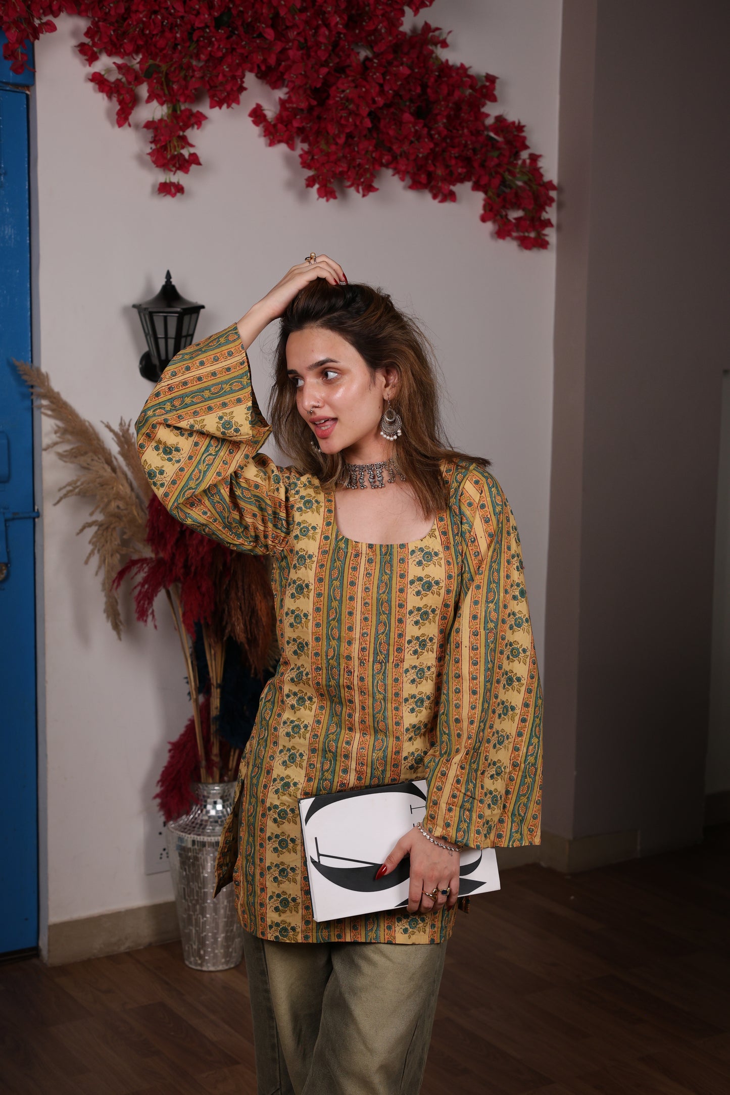 Boho Baithak Short Kurti