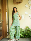 Anam Green Two Piece Farshi Set
