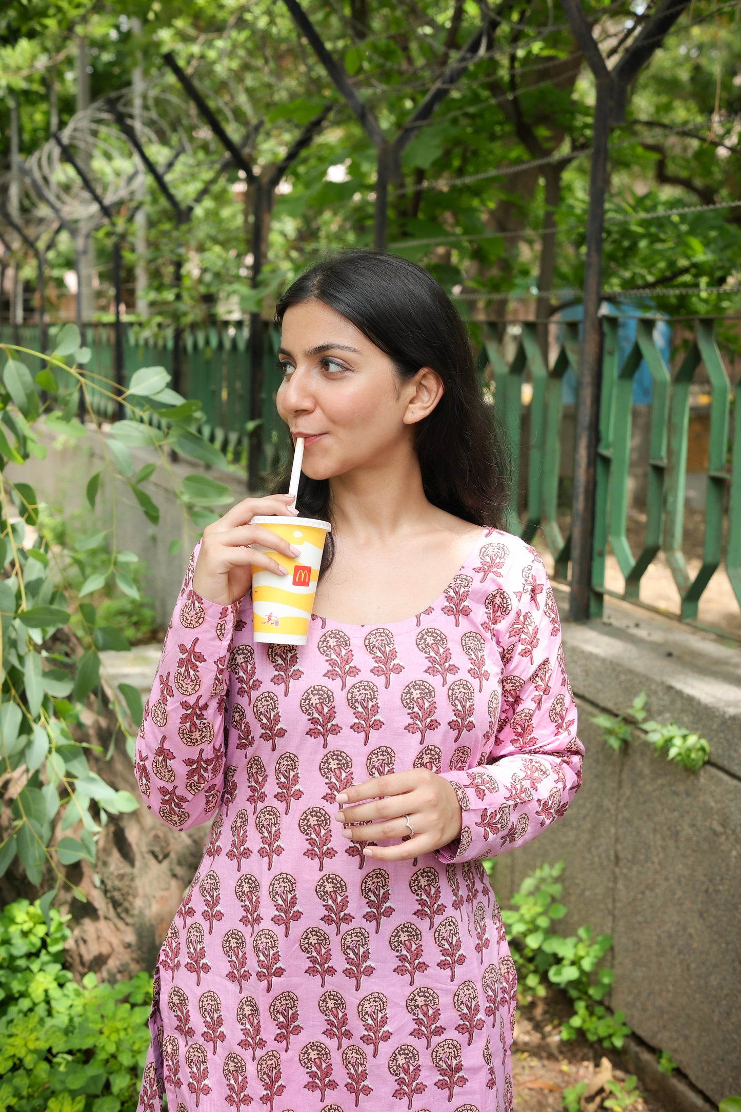 Savera Closed Back Short Kurti