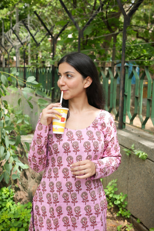 Savera Closed Back Short Kurti