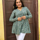 Green paisley Kantha kurta