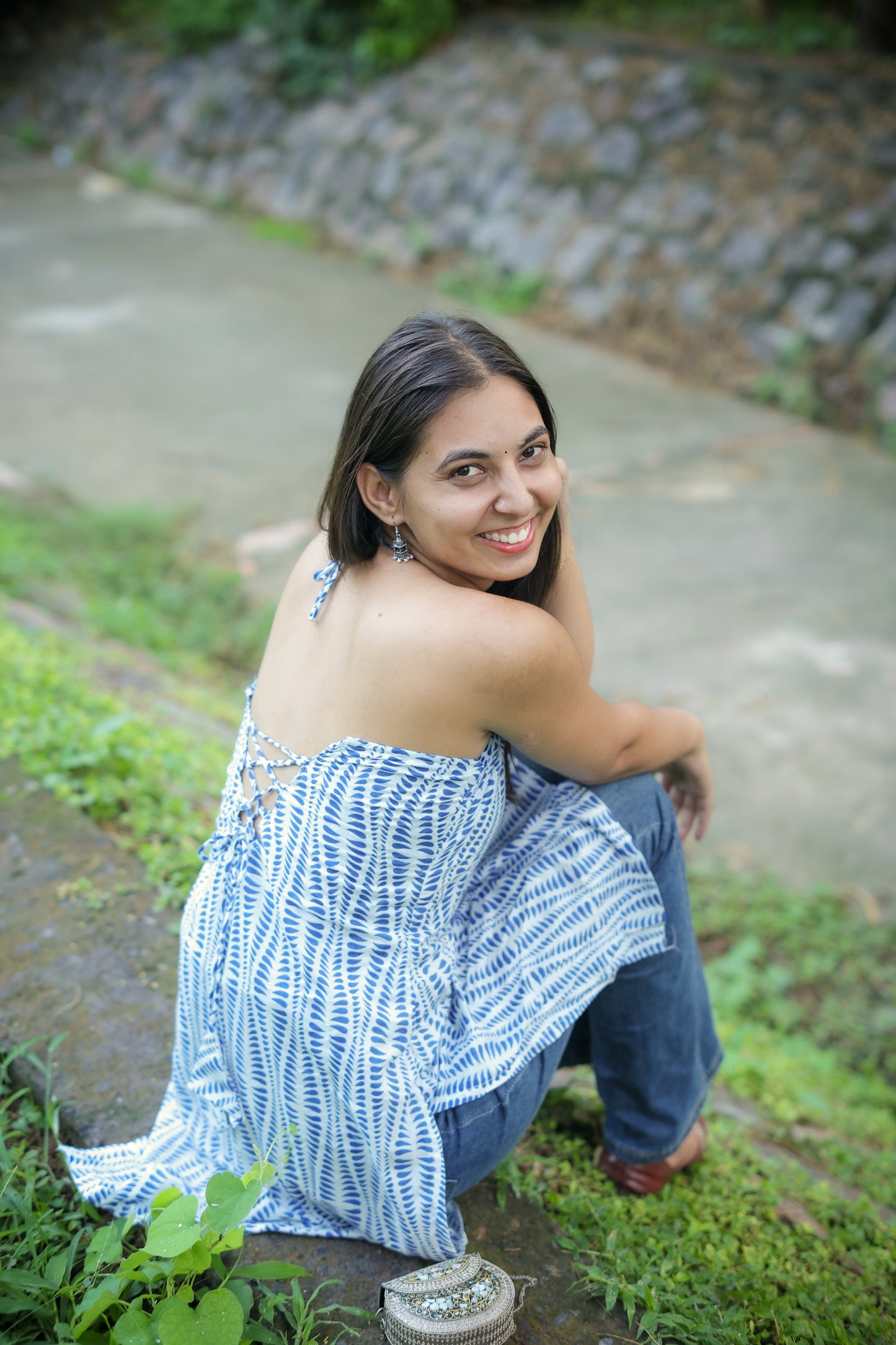 Twist & tie kurti