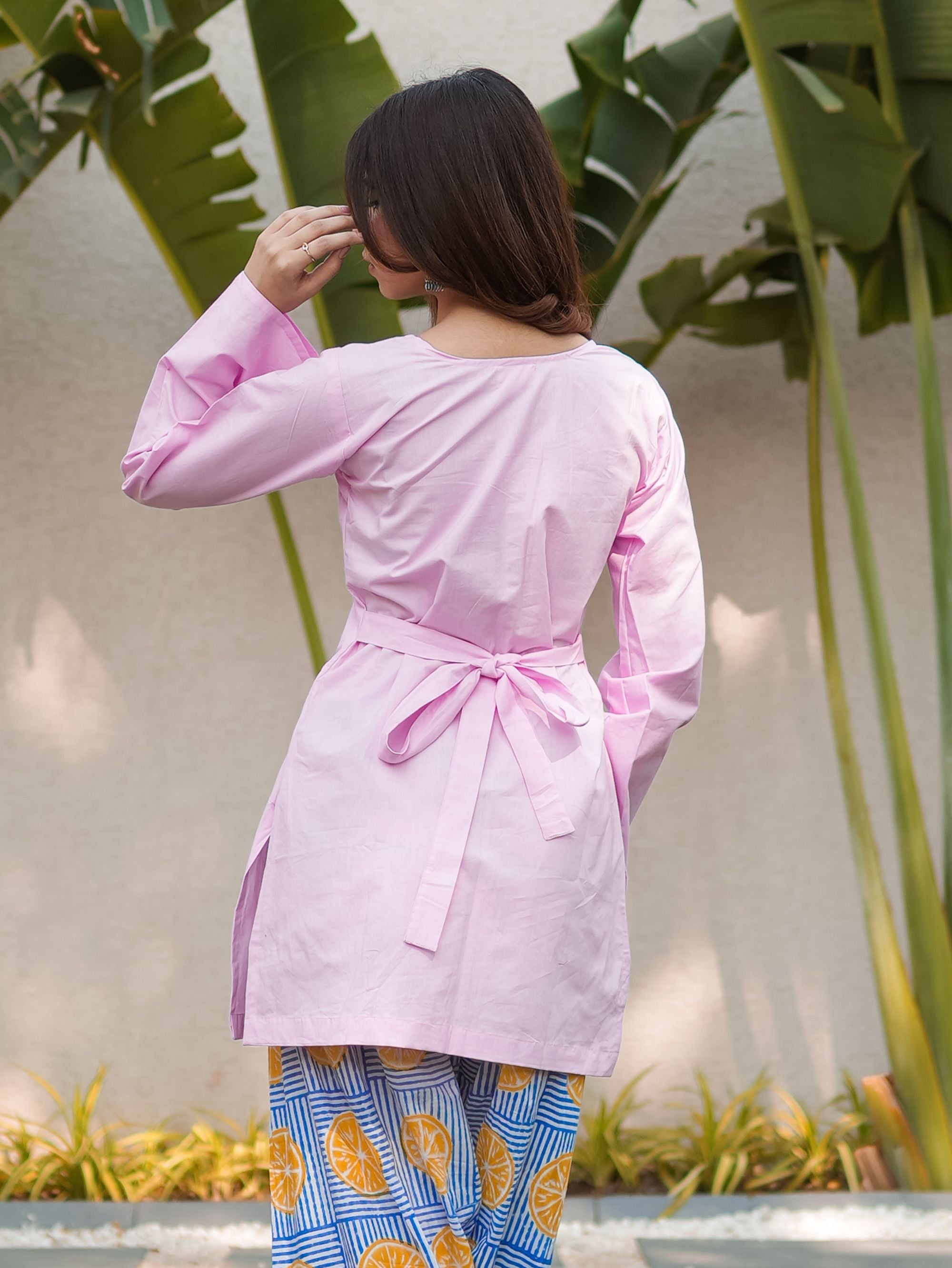 Candy Floss Pink Short Kurti