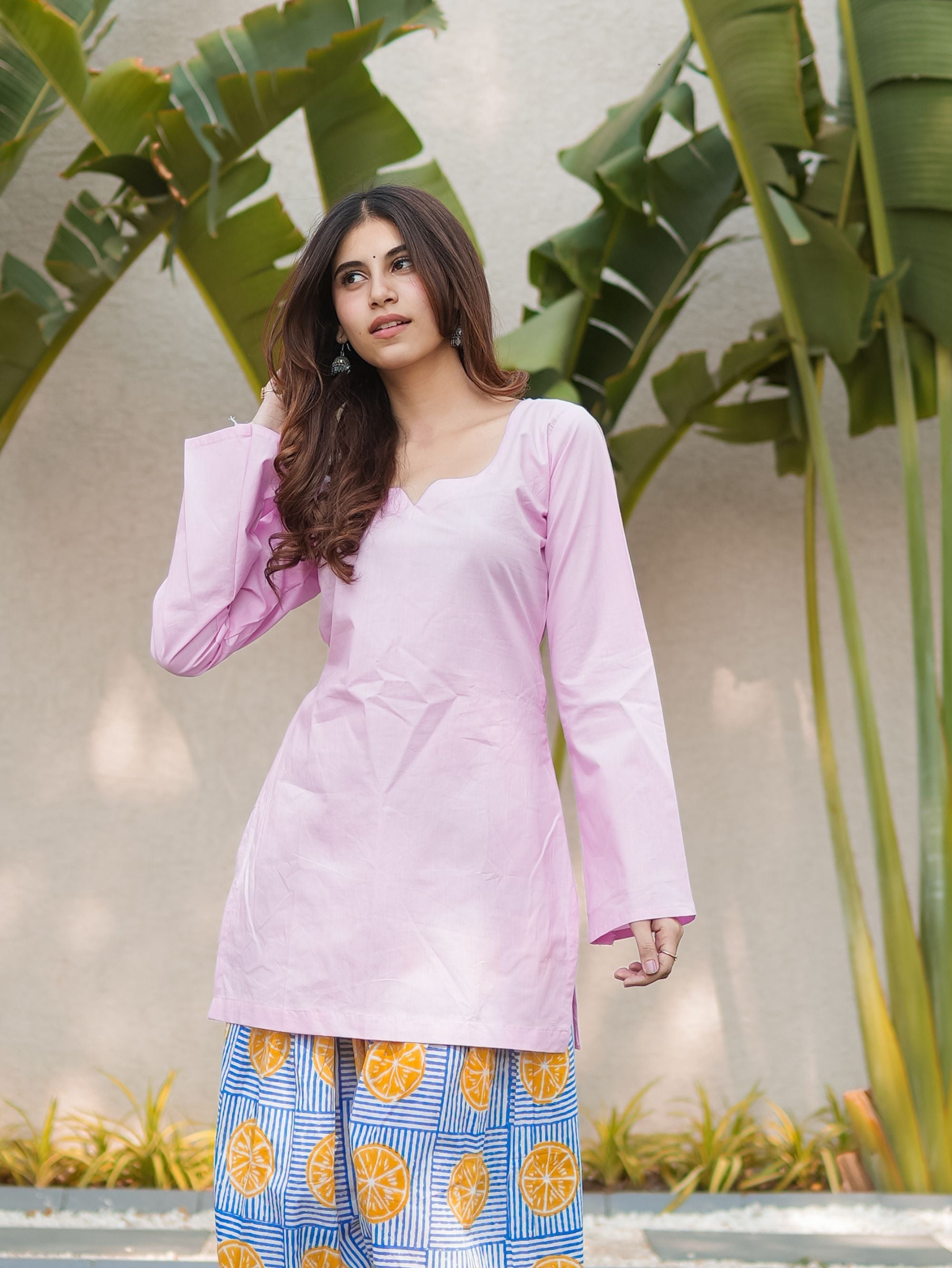 Candy Floss Pink Short Kurti