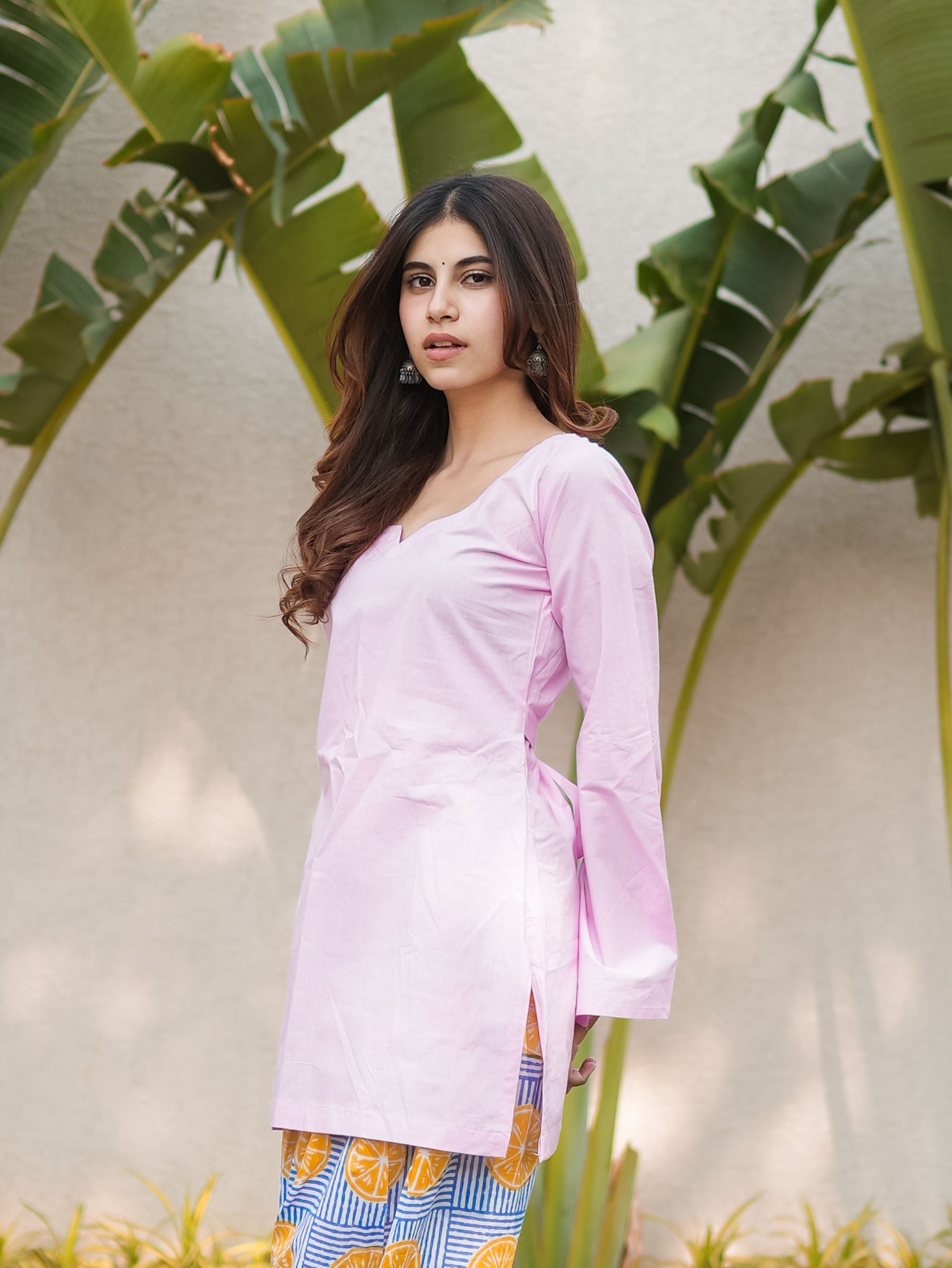 Candy Floss Pink Short Kurti