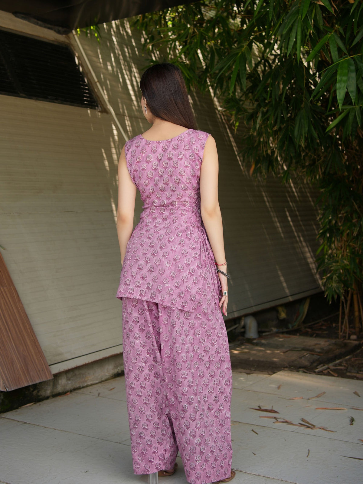 Sitara Pink Two Piece Farshi Set