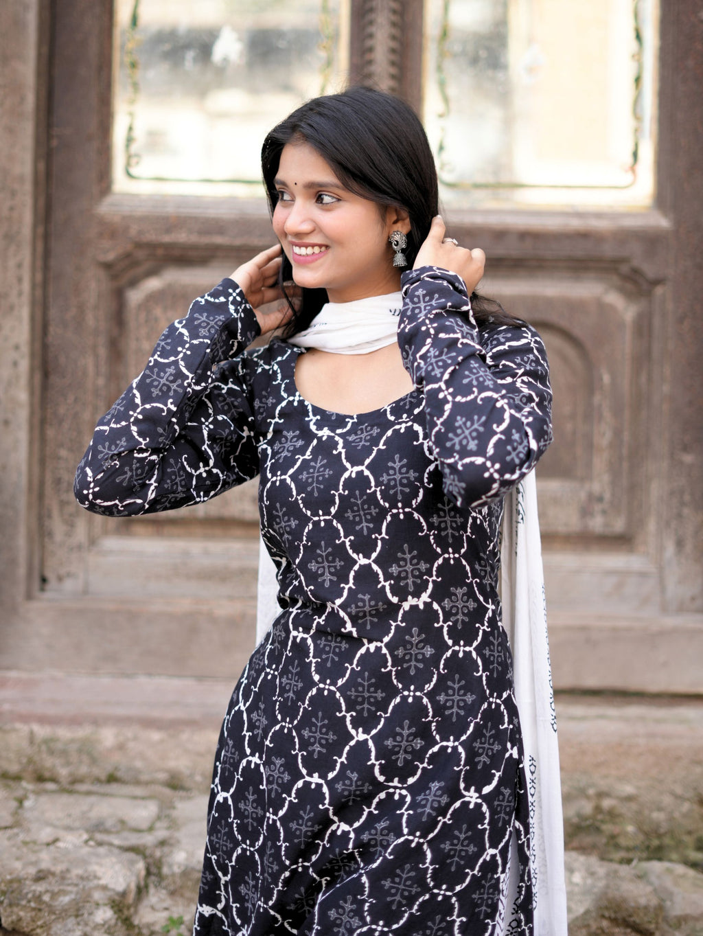 Noir Elegance Kurta Set