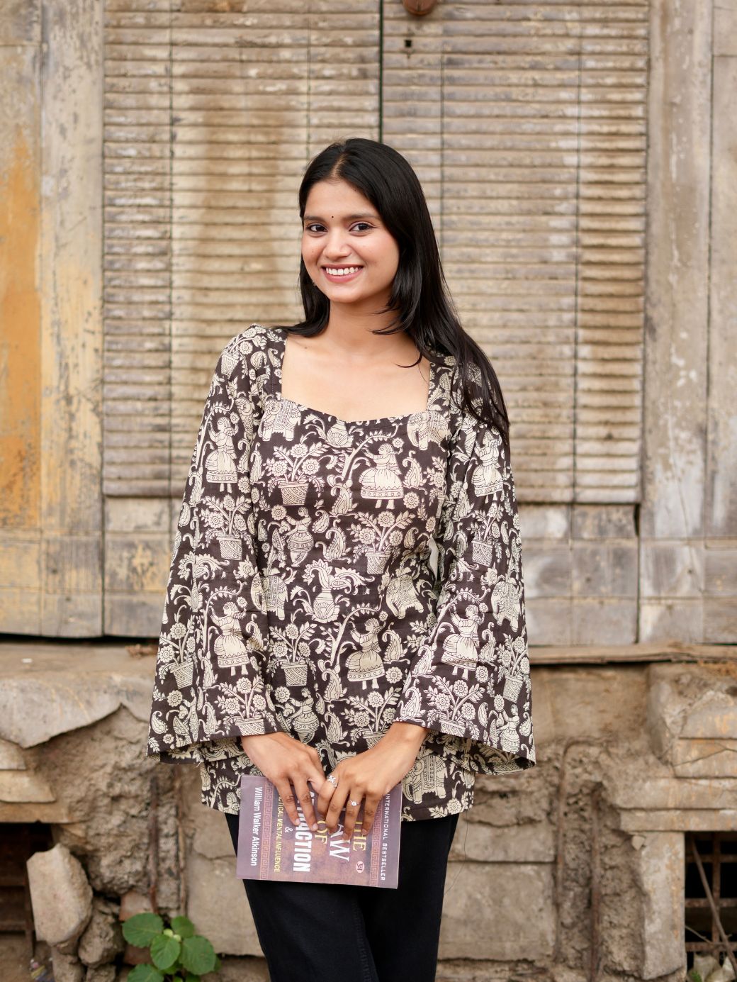 Tula Square Neck Printed Kurti