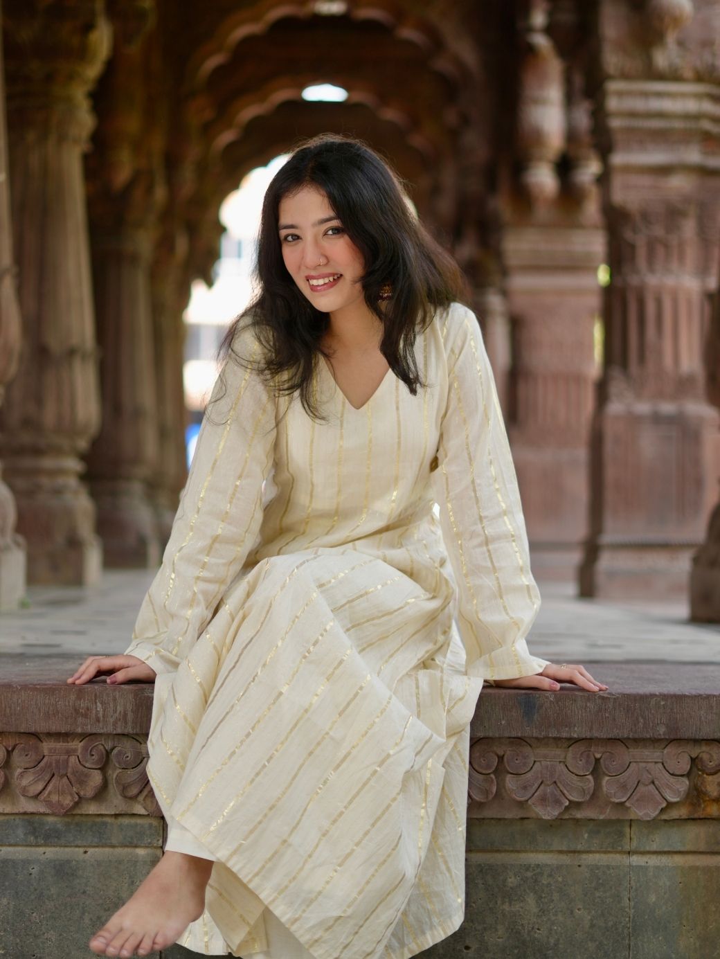 Sahara Ivory Kurta Set