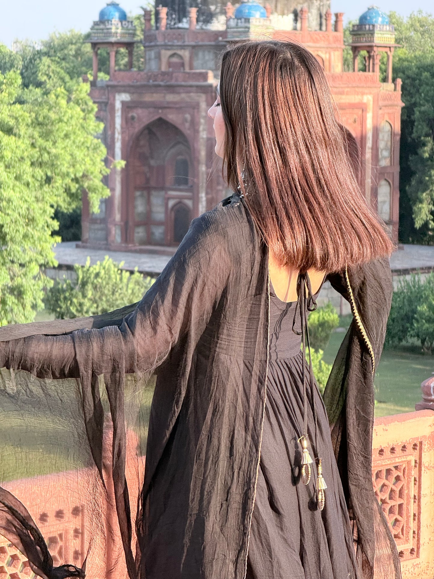 Noor anarkali (ghera) set