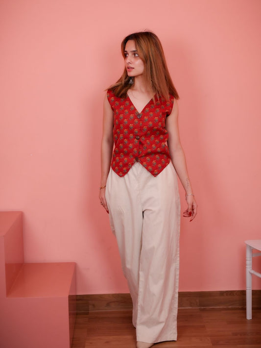 Kesar Vest Top
