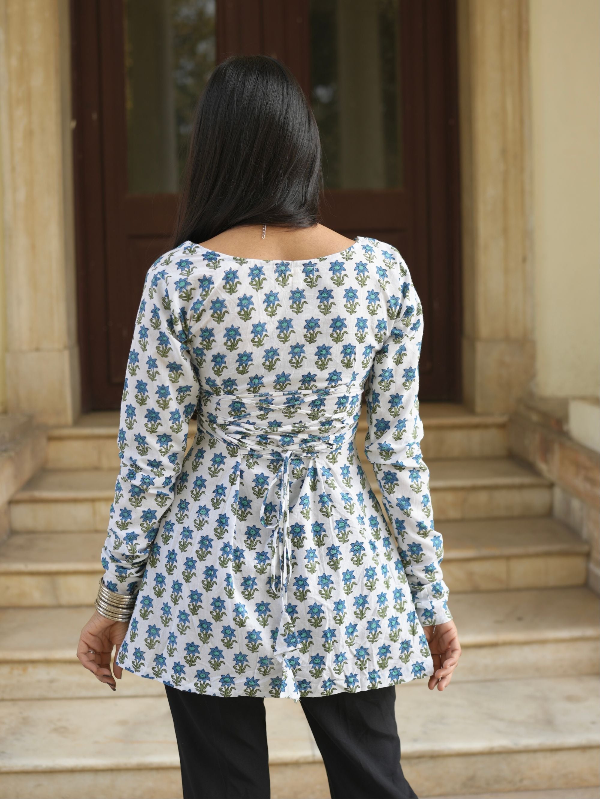 Neel Kamal Square Neck Short Kurti