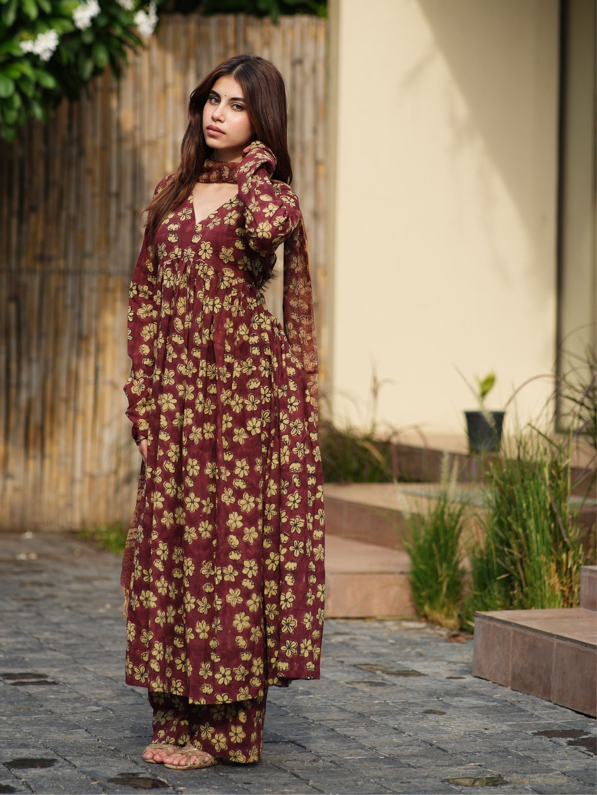 Bulbul Alia Cut Anarkali Set for Women